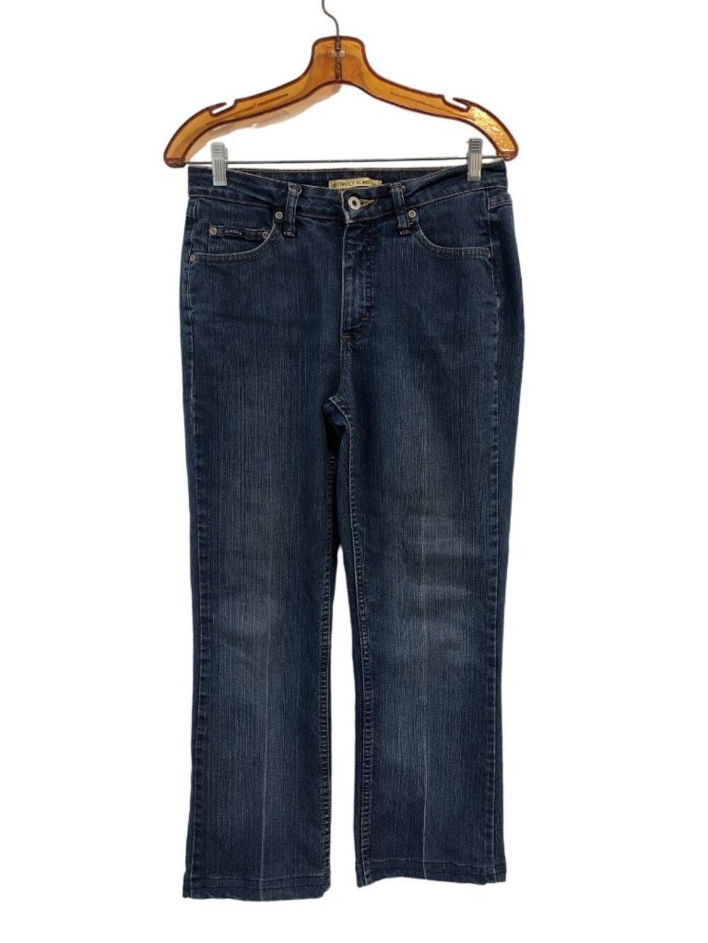 Riders Instantly Slims You Jeans Womens Size 8M Shortened Stretch Blue Pants
